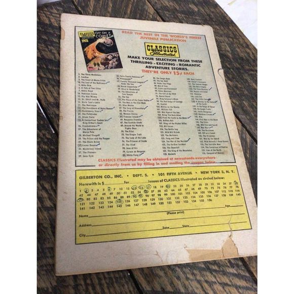 May 1949 Classics Illustrated Comic Book “20,000 League’s Under The Sea” - Picture 7 of 16